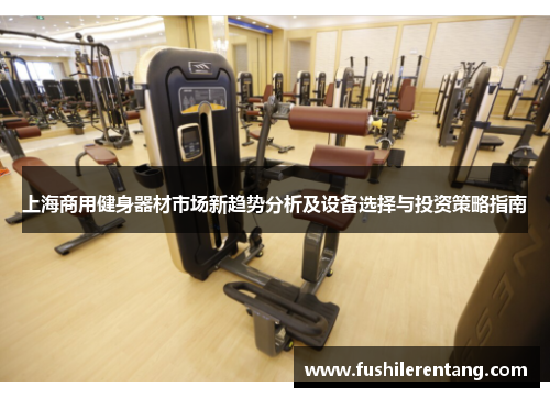 上海商用健身器材市场新趋势分析及设备选择与投资策略指南